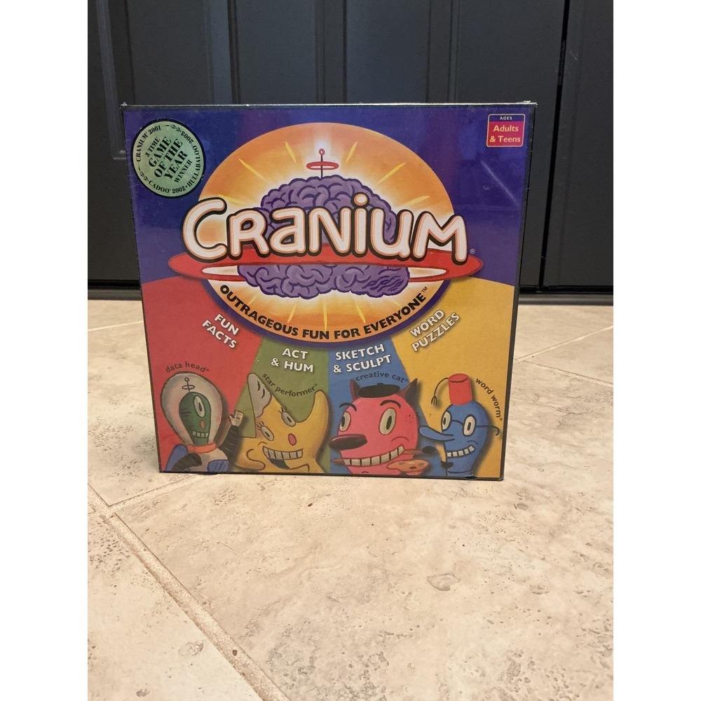 Cranium Board Game 2001 Edition Outrageous Fun For Everyone Adults Teens